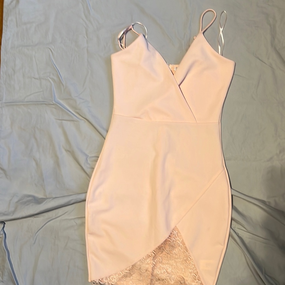 Peach dress